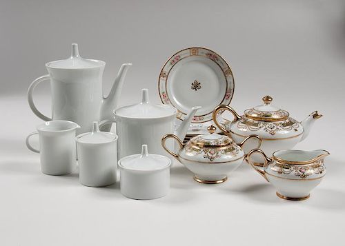 Partial Tea Service Sets by Rosenthal and Nippon