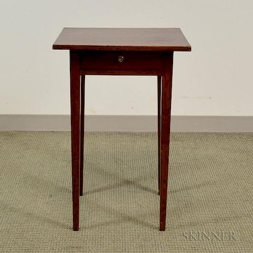 Federal Pine One-drawer Stand, ht. 29 1/2, wd. 19 3/4, dp. 19 in.