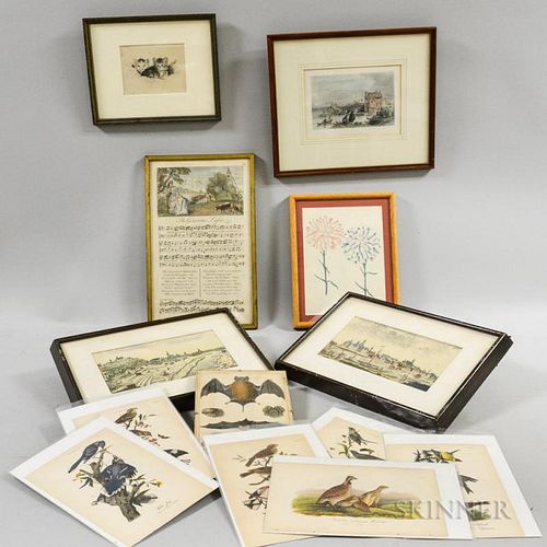 Large Group of Framed Prints and Engravings.