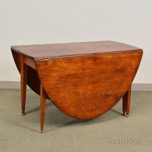 Country Pine Drop-leaf Table, ht. 29 1/2, wd. 24, dp. 47 in.