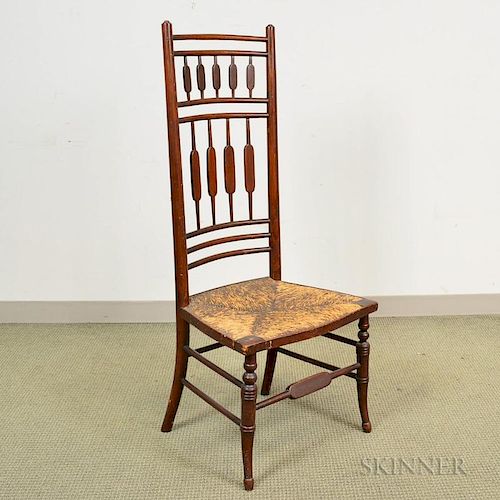 William White Mahogany Side Chair, ht. 50 in.