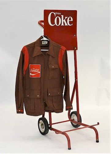 Vintage Coca Cola Hand Truck & Delivery Uniform