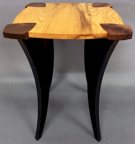 Jeffrey Greene Mixed Wood Square Top Table