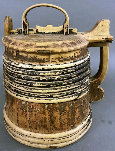 Scandinavian Wood Bucket