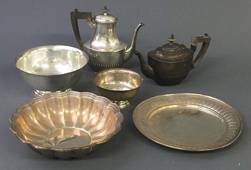 Grouping of Sterling Silver Tableware, Coffee /Tea