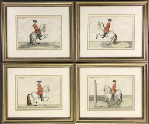 Set of Four Eisenberg Dressage Prints