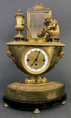Rare Vienna Gilt Bronze Repeating & Musical Clock