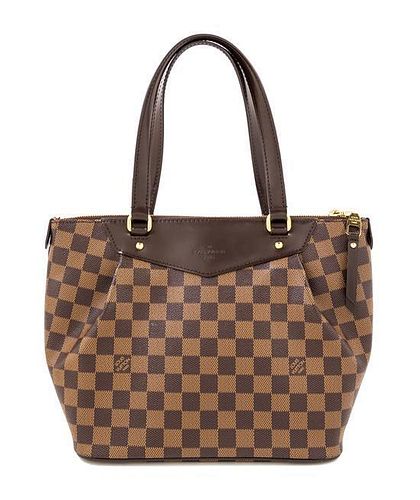 A Louis Vuitton Westminster Damier Ebene PM Handbag, 10" x 9" x 5.5".