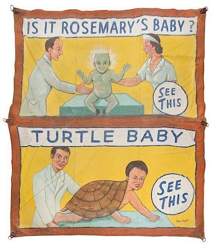 Snap Wyatt, (American, 1905-1984), Rosemary's Baby/Turtle Baby, c. 1970's