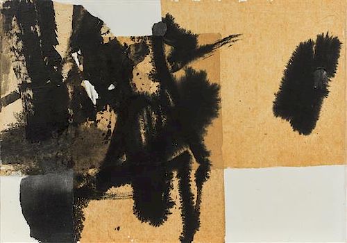 * Chuang Che, (Chinese, b. 1934), August A & B, 1967 (diptych)
