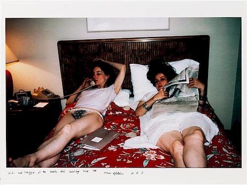 Nan Goldin, (American, b. 1953), Kiki and Maggie at the Sonesta Hotel, 1985