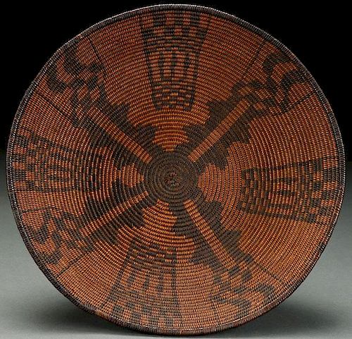 A CLASSIC APACHE BASKETRY BOWL, 19TH CENTURY