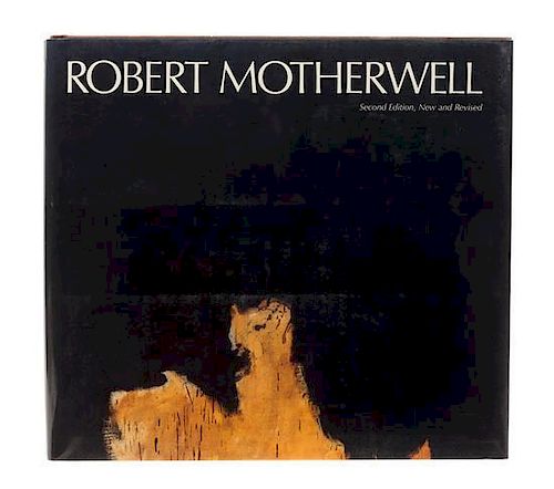 (ART) MOTHERWELL, ROBERT. Text by H.H. Arnason. New York: Harry N. Abrams, [1983]. Second edition. Signed by artist on f.f.e.