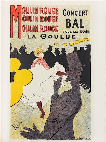 TOULOUSE-LAUTREC, Henri de (1864-1901). Two illustrated works about the art of Toulouse-Lautrec.
