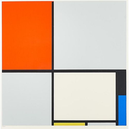 After Piet Mondrian (Dutch, 1872-1944)