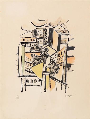 * After Fernand Leger, (French, 1881-1955), Les Toits (from La Ville), 1959