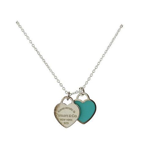 Tiffany &amp; Co Sterling Heart Return To Pendant Necklace