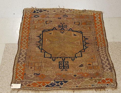 Central Anatolian Rug, late 19th century, 5 ft. 5 in. x 5 ft. 2 in.