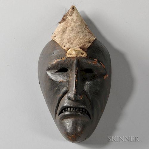 Cherokee Carved Wood Mask