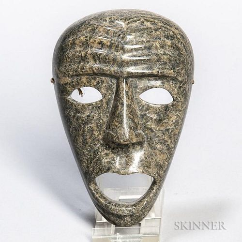 Small Carved Stone Mask