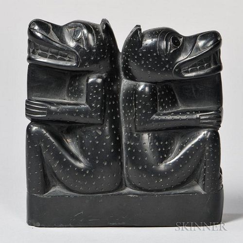Haida Argillite Carving