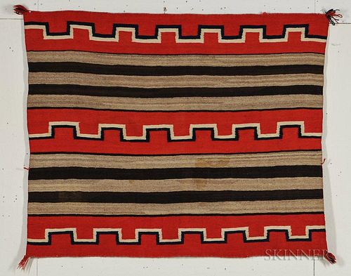 Navajo Woman's Wearing Blanket