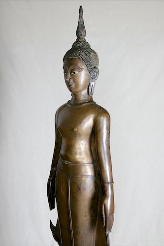 Buddha, Bronze, Laos, 17-19th Century