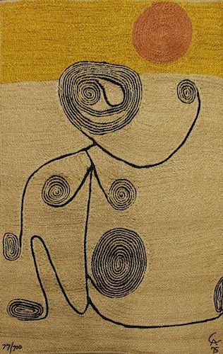 CALDER, Alexander (After). Woman With Swirls, 1975