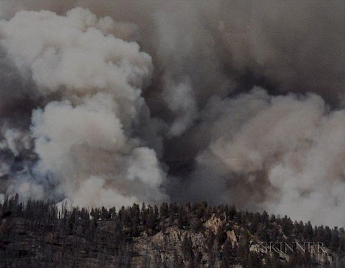 Laura McPhee (American, b. 1958)      Smoke Above Fisher Creek, Valley Road Wildfire, 40,838 Acres Burned, Custer Country, Id
