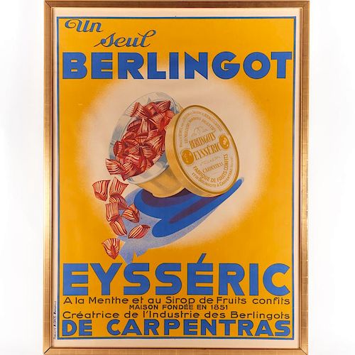 Vintage French advertising poster
