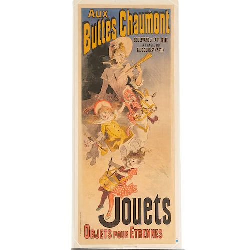 Jules Cheret, large-scale lithograph poster
