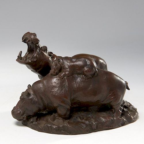 Otto Jarl, animalier bronze