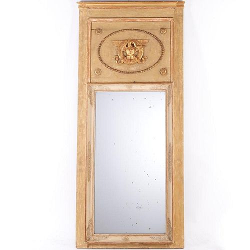 Continental Neo-Classical parcel gilt pier mirror