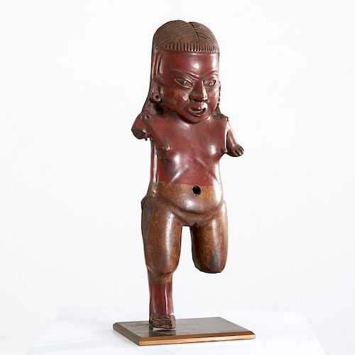 Nice Pre-Columbian redware fertility figure