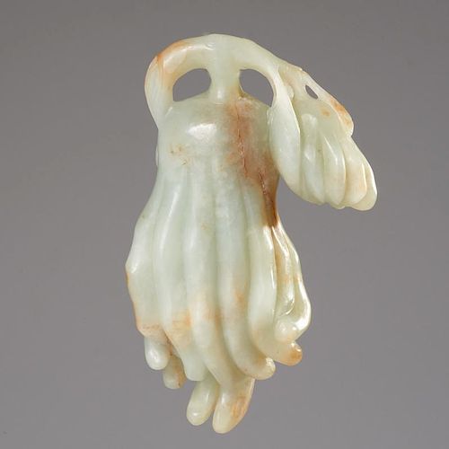 Chinese carved jade weight