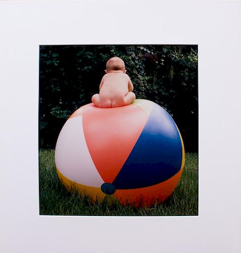 SUZANNE CAMP CROSBY: BABY ON BEACH BALL