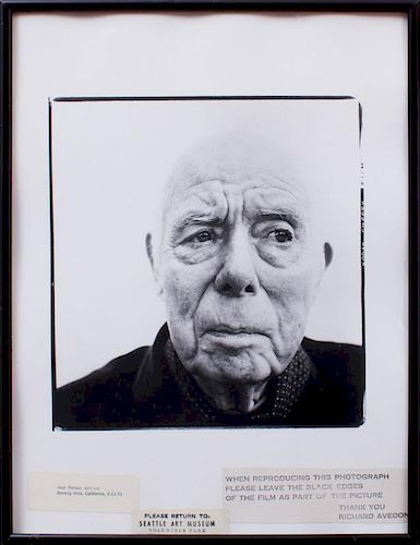 RICHARD AVEDON (1923-2004): JEAN RENOIR, DIRECTOR