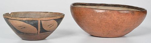 San Ildefonso and Kewa Pottery Bowls