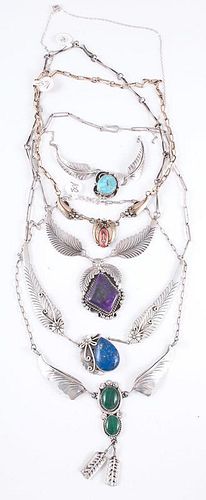 Southwestern Link Necklaces, from the Estate of Lorraine Abell (New Jersey, 1929-2015)