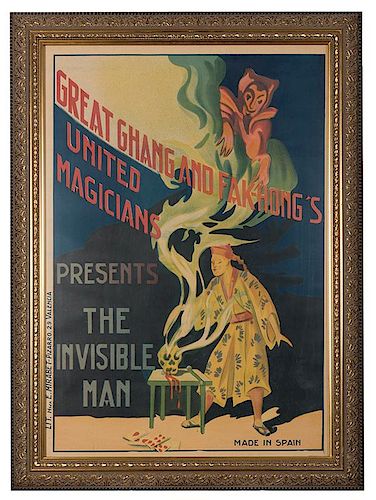 Chang and Fak Hong’s United Magicians. Trio of Magic Posters.