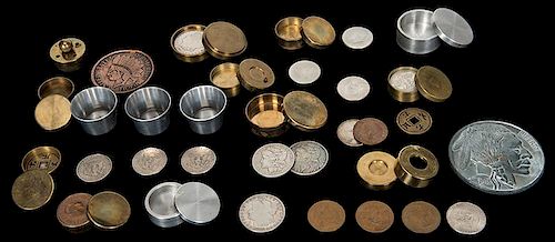 Danny Dew’s Collection of Coin Tricks and Gimmicked Coins.