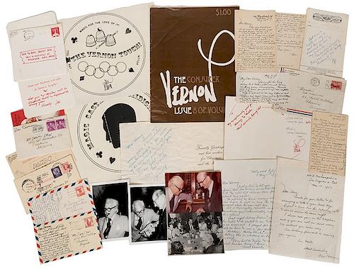 Archive of Dai Vernon/Danny Dew Correspondence.