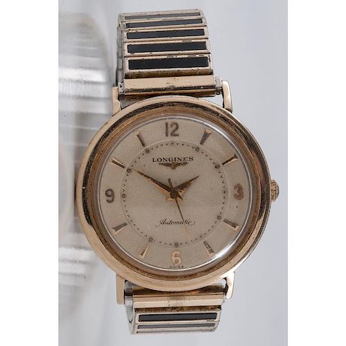 Longines Automatic Wrist Watch in 10 Karat Gold Filled Ca 1956