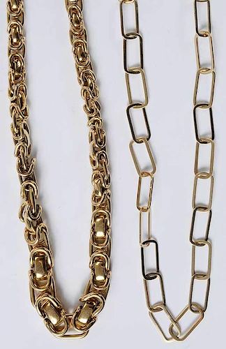 Two 14kt. Necklaces
