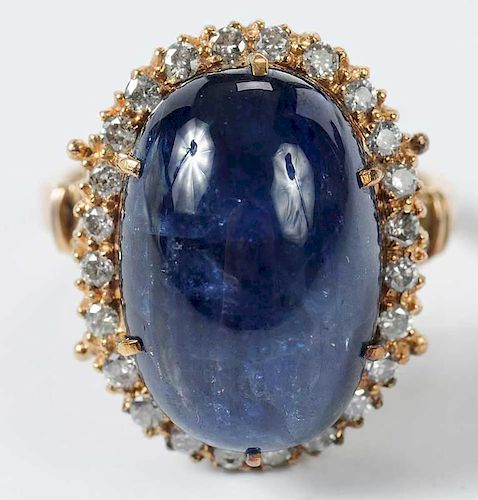 14kt. Sapphire & Diamond Ring
