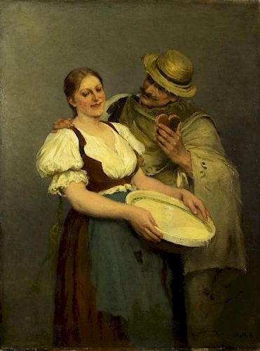 Zsofia Strobl (Hungary,born 1866) oil on canvas