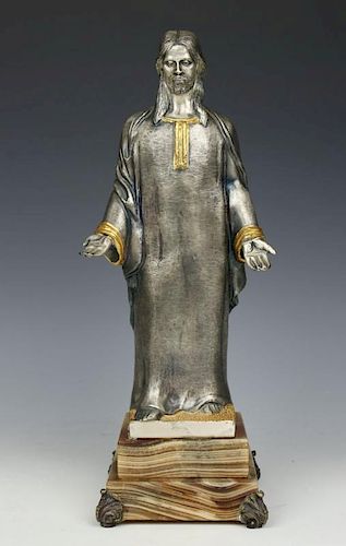 Giuseppe Vasari Bronze & 22K Gold figurine "Jesus"