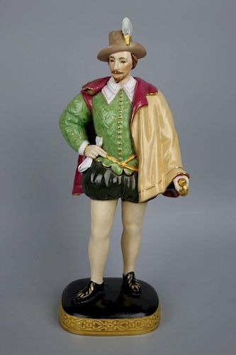 Royal Worcester figurine "Sir Walter Raleigh"