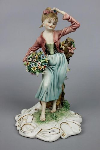 Capodimonte Tiziano Galli figurine "Spring"