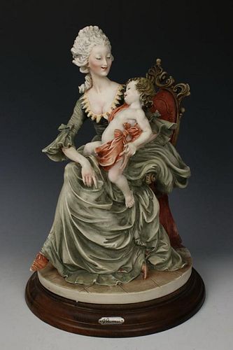 Rare Giuseppe Armani Figurine "Lady and Child"